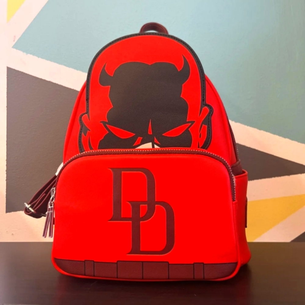 Loungefly Marvel Daredevil Cosplay Mini-Backpack Entertainment Earth Exclusive